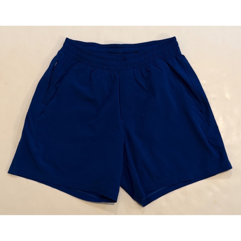 Lululemon Pace Breaker Lined Shorts Blue Mens Small 5 Inch Inseam LM7B86S